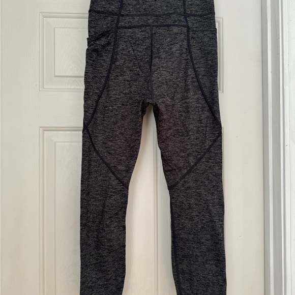 JOYLAB exercise stretch leggings. Color - Gray, Size - Extra Small. Pockets - Picture 2 of 5